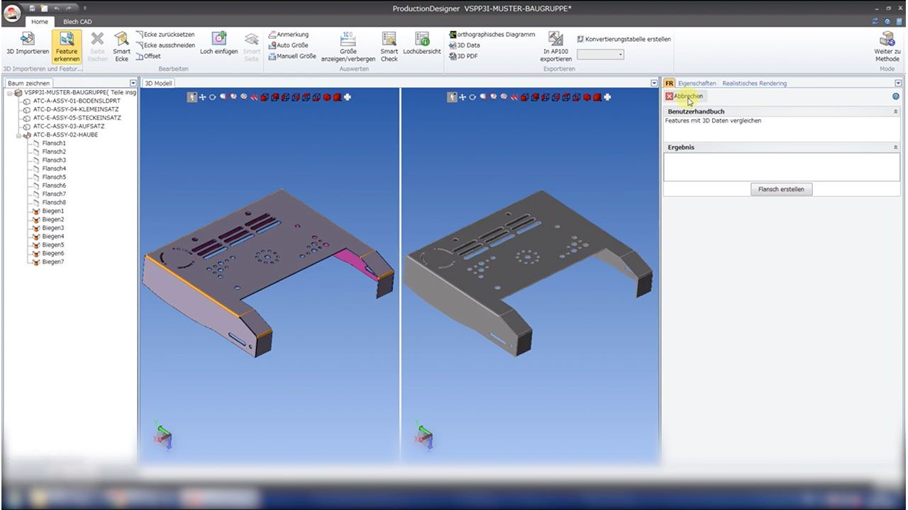 Az Amada Software Solution Pack teljeskörű megoldást nyújt a lemezgyártás digitális/virtuális környezetének létrehozásához a tervezéstől a gyártásig.